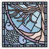 All The Seasons Stained Glass Tree - Winter