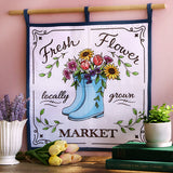 Flower Market Sign Panel 1