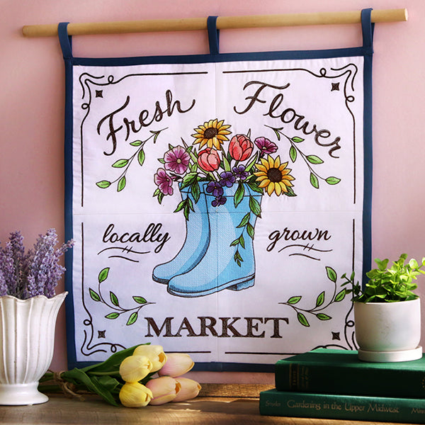 Flower Market Sign Panel 1