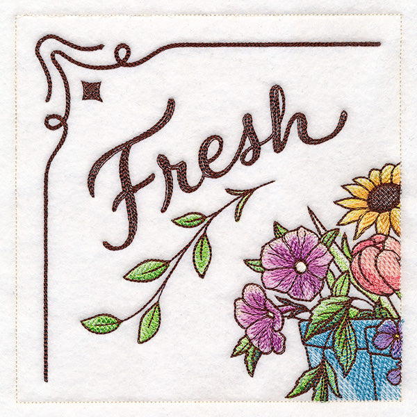 Flower Market Sign Panel 1