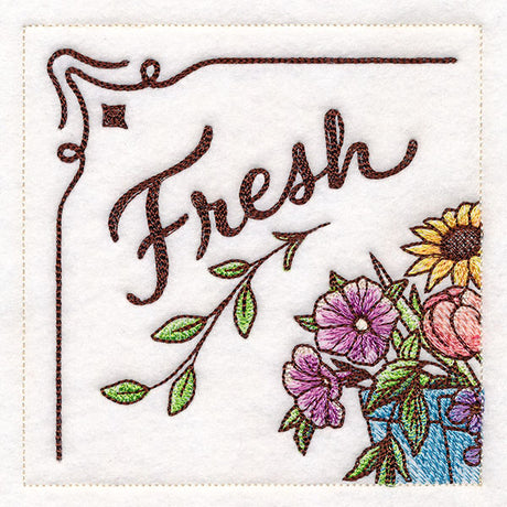 Flower Market Sign Panel 1