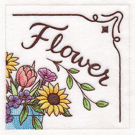 Flower Market Sign Panel 2