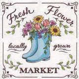 Flower Market Sign Panel 4