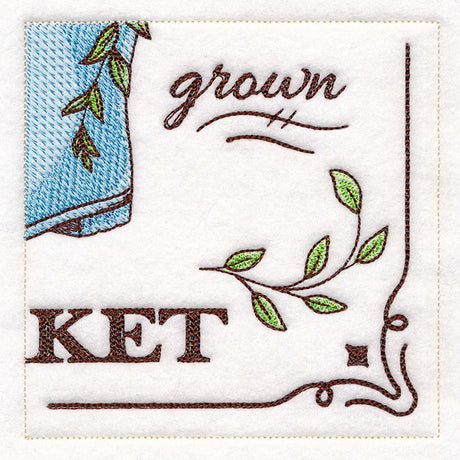 Flower Market Sign Panel 4