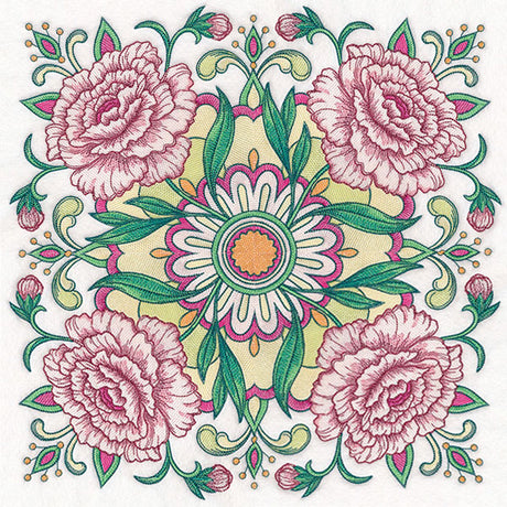 Peony Mandala Quarter