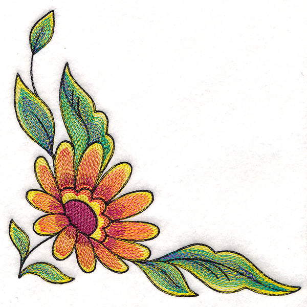 Color Theory Gerbera Daisy Corner 1