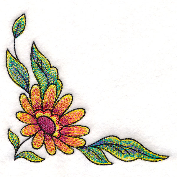 Color Theory Gerbera Daisy Corner 1