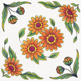 Color Theory Gerbera Daisy Corner 2