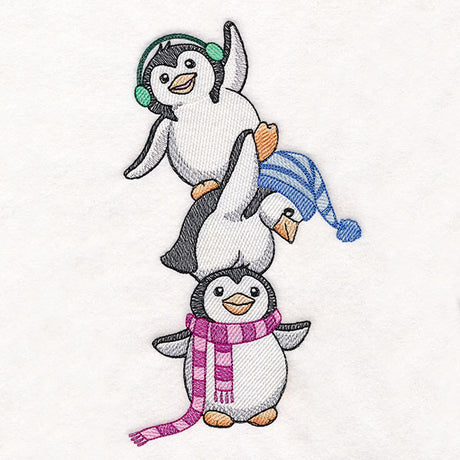 Winter Penguin Stack