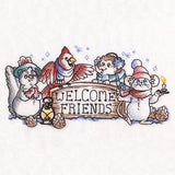 Storybook Welcome Friends Animals Sign