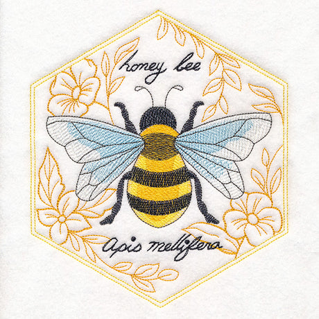 Sweet As Can Bee Quilt Hexagon 2