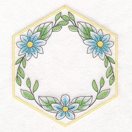 Sweet As Can Bee Quilt Hexagon 3