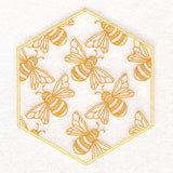 Sweet As Can Bee Quilt Hexagon 4