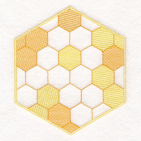 Sweet As Can Bee Quilt Hexagon 5