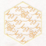 Sweet As Can Bee Quilt Hexagon 6