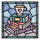 Stained Glass Books & Tea Square