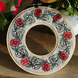 Poppies in Bloom Wreath