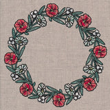 Poppies in Bloom Wreath