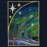 Northern Lights Blue Jays Panel Scene - Upper Left