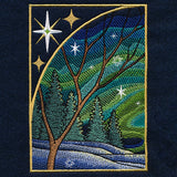 Northern Lights Blue Jays Panel Scene - Upper Left