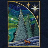 Northern Lights Blue Jays Panel Scene - Upper Right