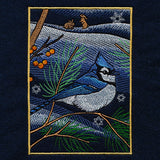 Northern Lights Blue Jays Panel Scene - Bottom Left