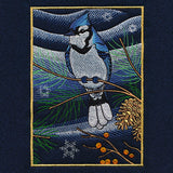 Northern Lights Blue Jays Panel Scene - Bottom Right