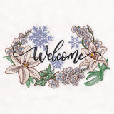 Winter Welcome with Flowers