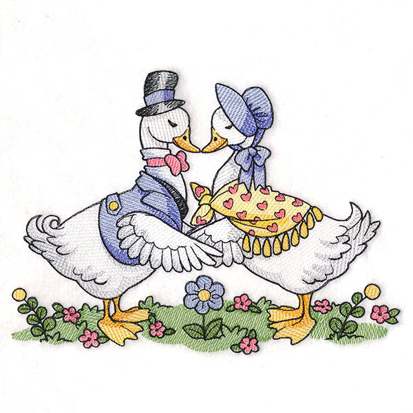 Love & Caring Goose Couple