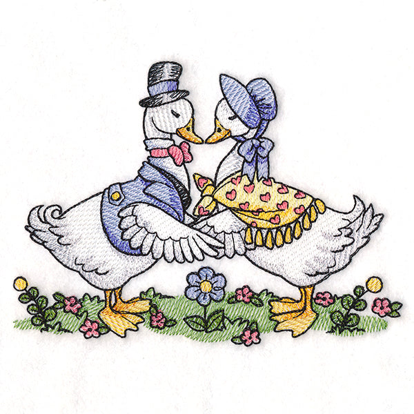 Love & Caring Goose Couple