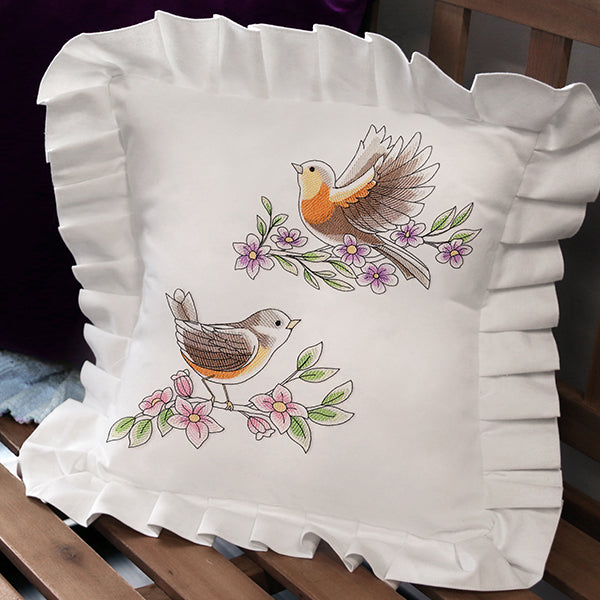 Birds & Blooms - American Robin