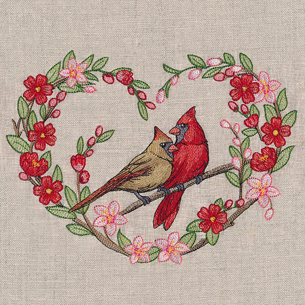 Very Tweet Cardinals Wreath