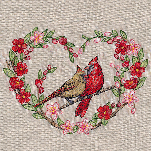 Very Tweet Cardinals Wreath