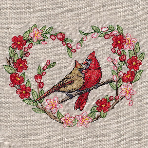 Very Tweet Cardinals Wreath