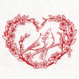 Very Tweet Cardinals Wreath (Vintage)