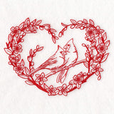 Very Tweet Cardinals Wreath (Vintage)