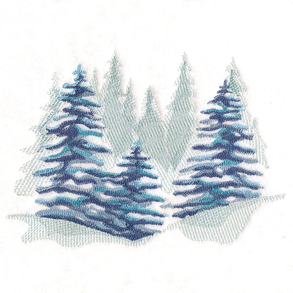 Snow-Covered Forest Feature