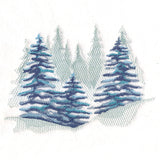 Snow-Covered Forest Feature