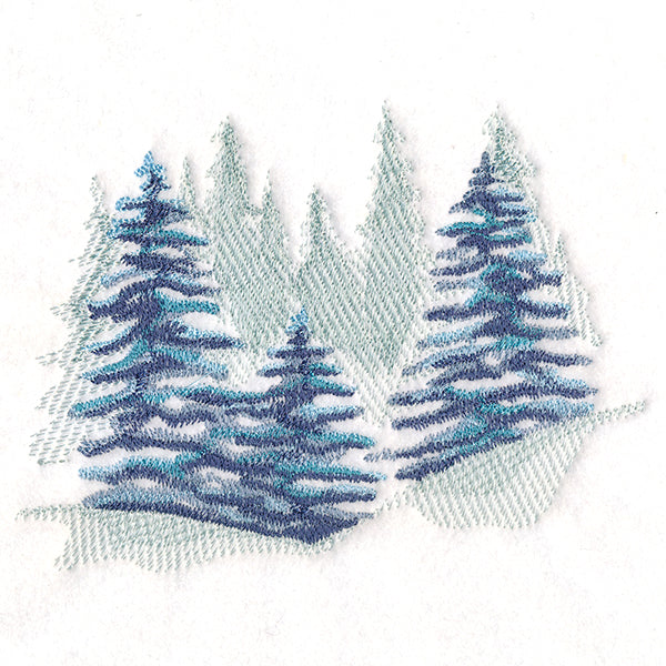 Snow-Covered Forest Feature