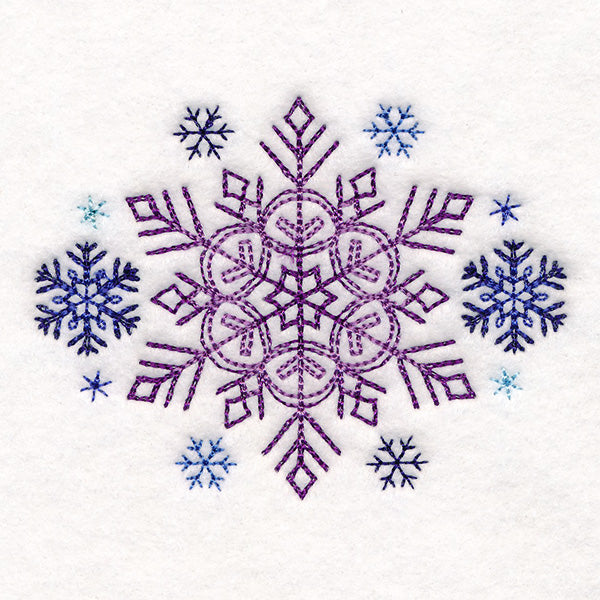 Delicate Snowflakes Accent