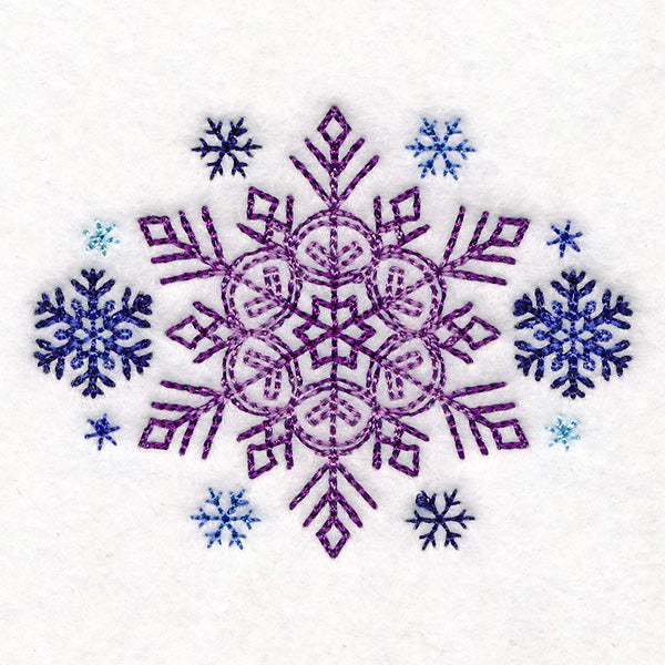 Delicate Snowflakes Accent