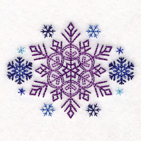 Delicate Snowflakes Accent