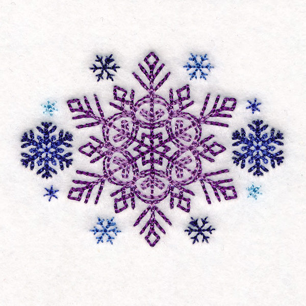 Delicate Snowflakes Accent