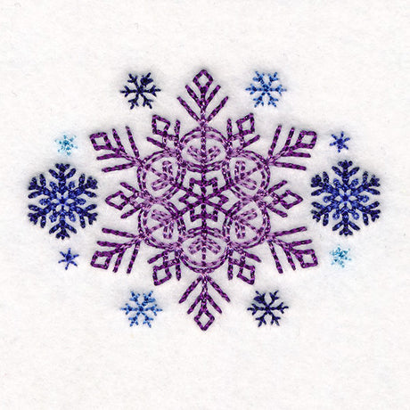 Delicate Snowflakes Accent