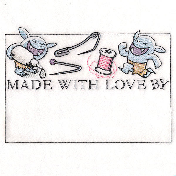 Made with Love Bobblins™ Quilt Label
