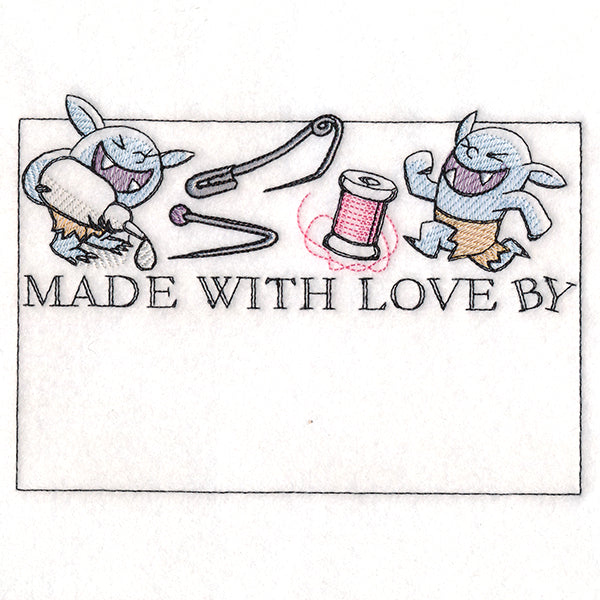 Made with Love Bobblins™ Quilt Label