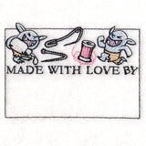 Made with Love Bobblins™ Quilt Label