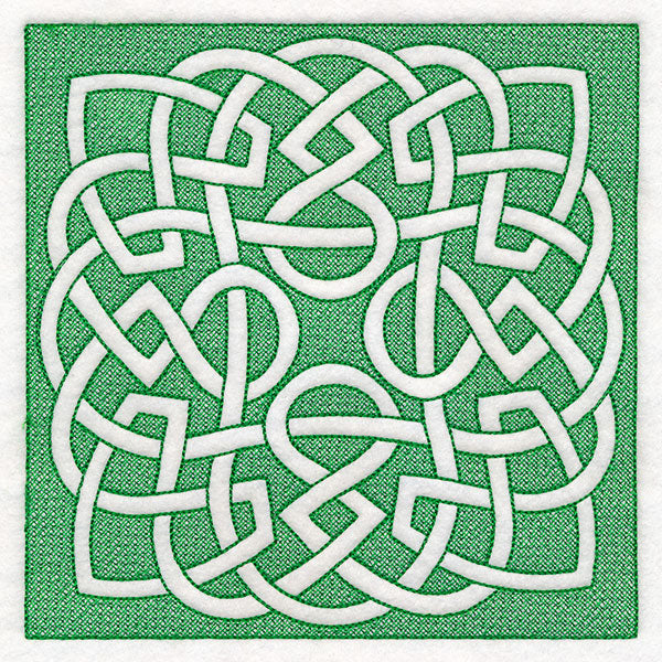 Celtic Knotwork Square 1 (Trapunto)