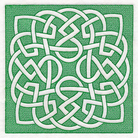 Celtic Knotwork Square 1 (Trapunto)