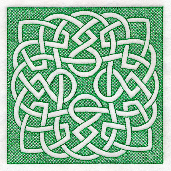 Celtic Knotwork Square 1 (Trapunto)